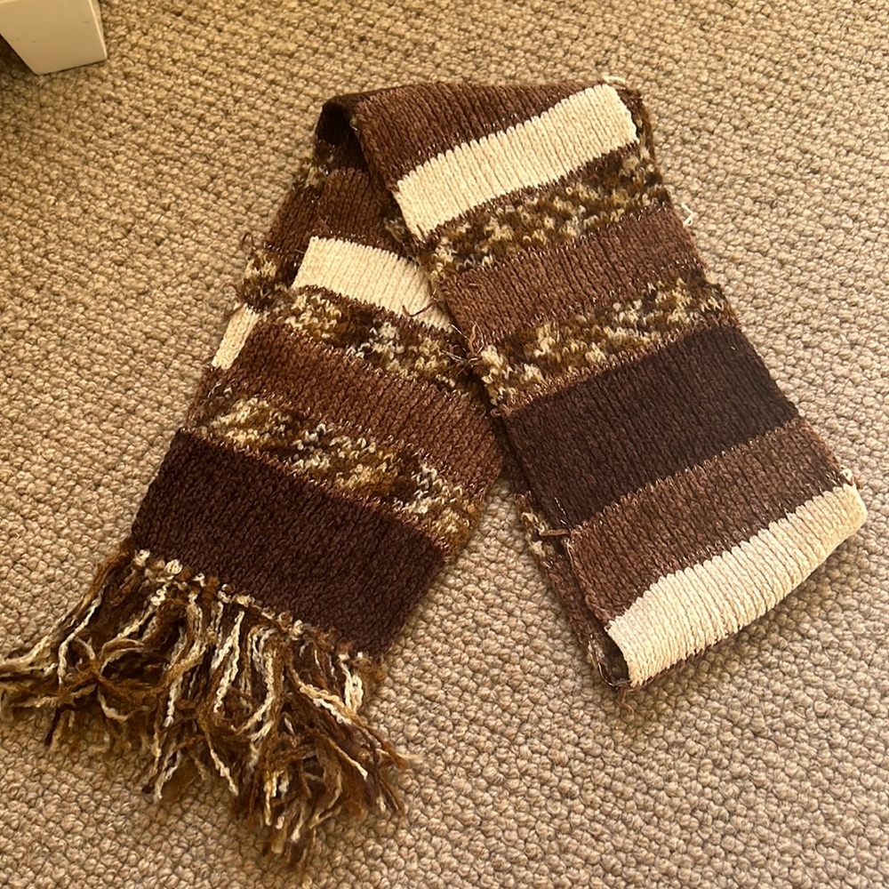 Brown and Tan scarf